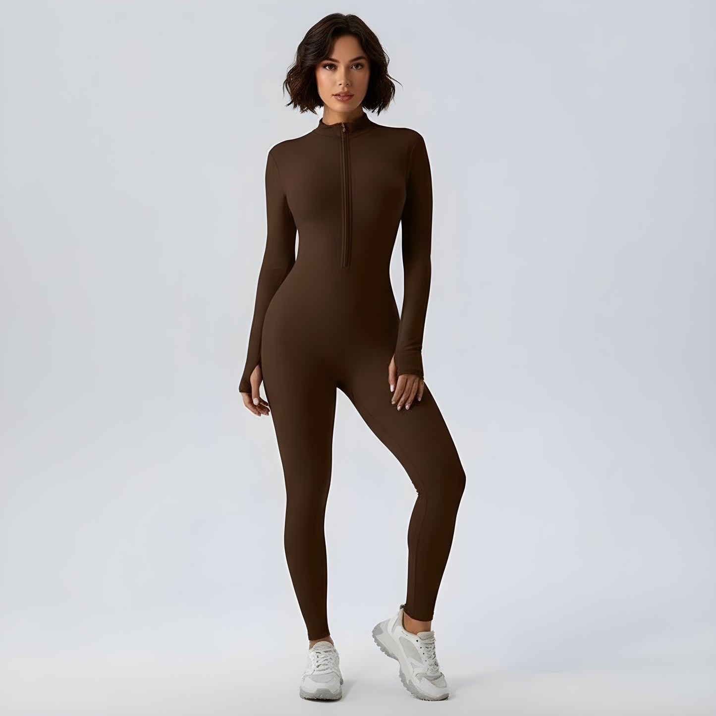 Essence SculptFit™ Full-Body Long Sleeve Compression Jumpsuit