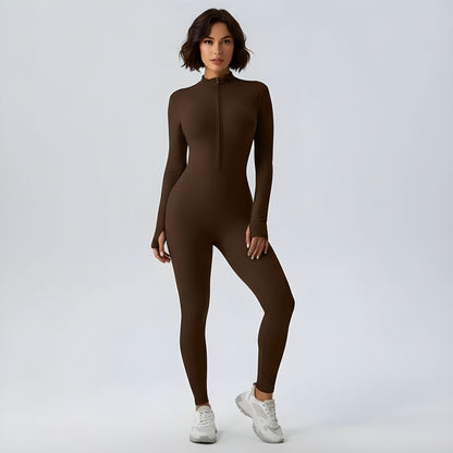 Essence SculptFit™ Full-Body Long Sleeve Compression Jumpsuit