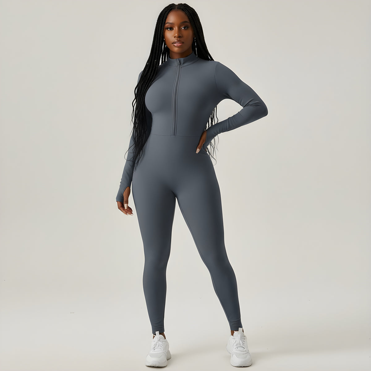 Essence SculptFit™ Full-Body Long Sleeve Compression Jumpsuit