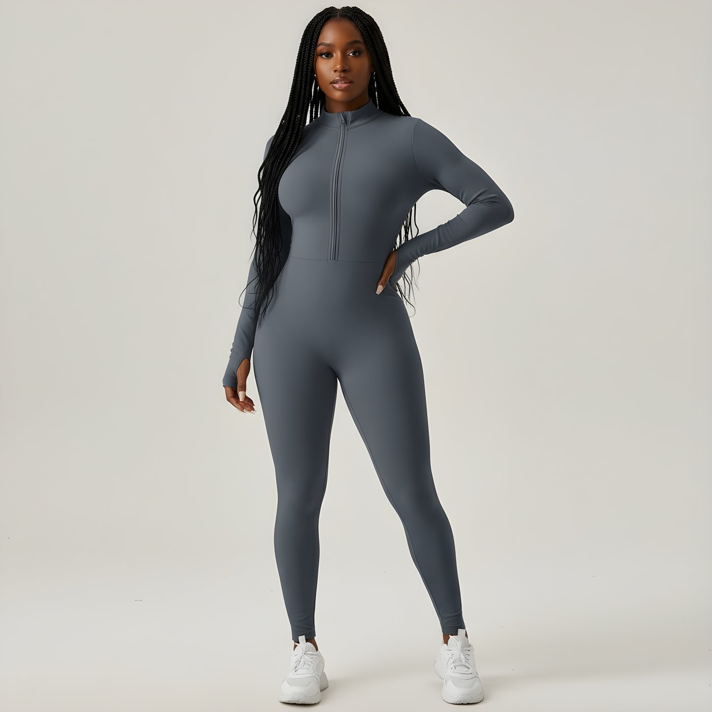 Essence SculptFit™ Full-Body Long Sleeve Compression Jumpsuit