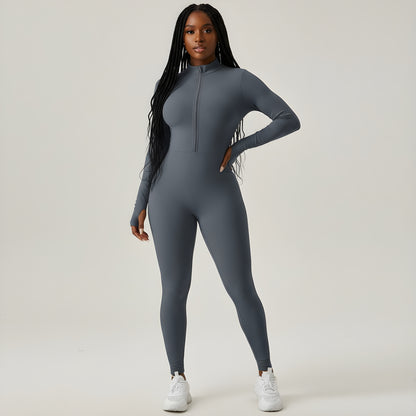 Essence SculptFit™ Full-Body Long Sleeve Compression Jumpsuit